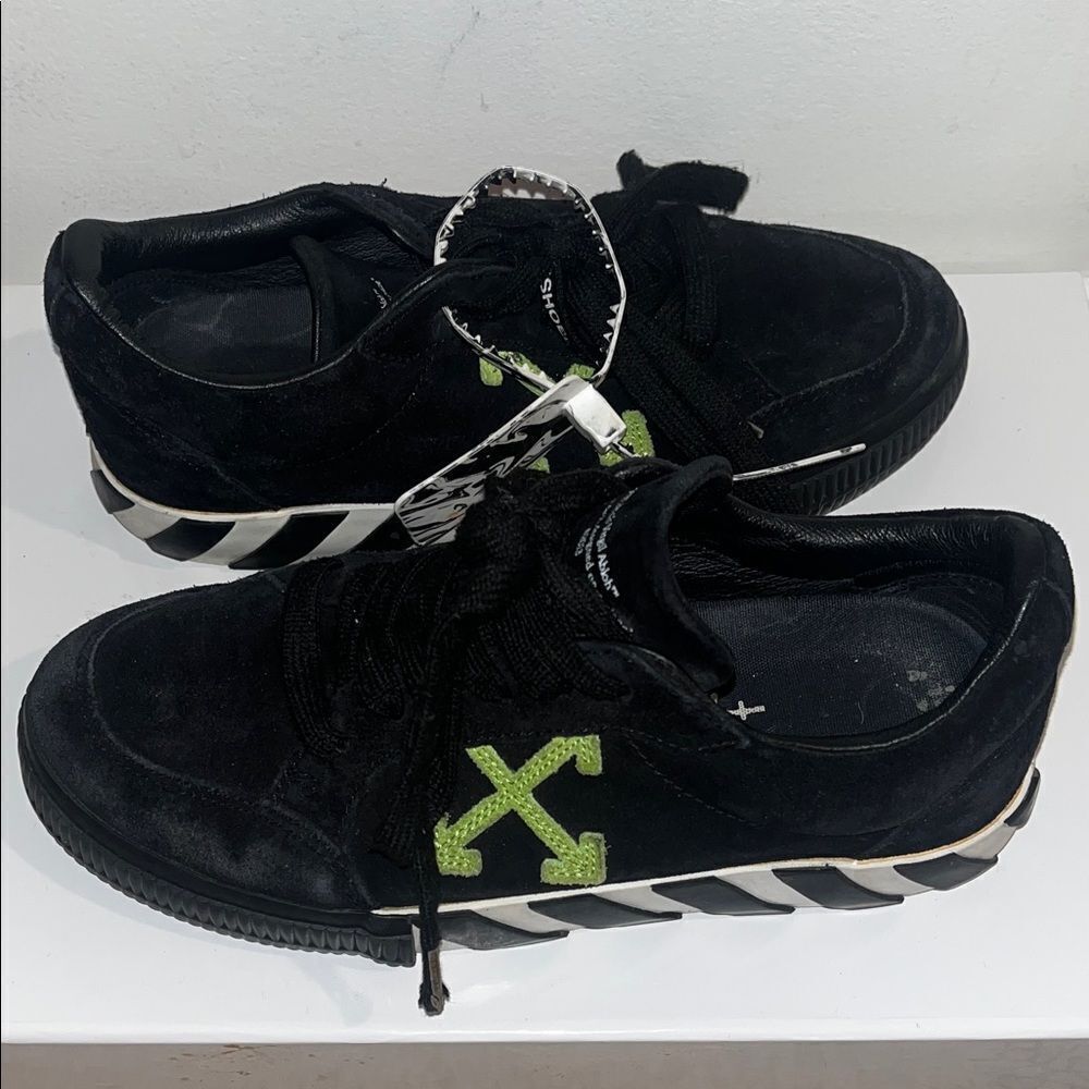 Off-White Vulc Low Black/Green, size “37”